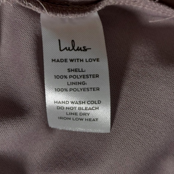 Lulus Garden Bliss Dusty Lavender Cutout Maxi Dress Sz M Chiffon NWT - Picture 9 of 12